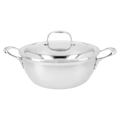 Schmorpfanne 24 cm, 18/10 Edelstahl