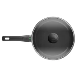 Schmorpfanne mit Deckel, 28 cm, Aluminium, Keramische Antihaftbeschichtung