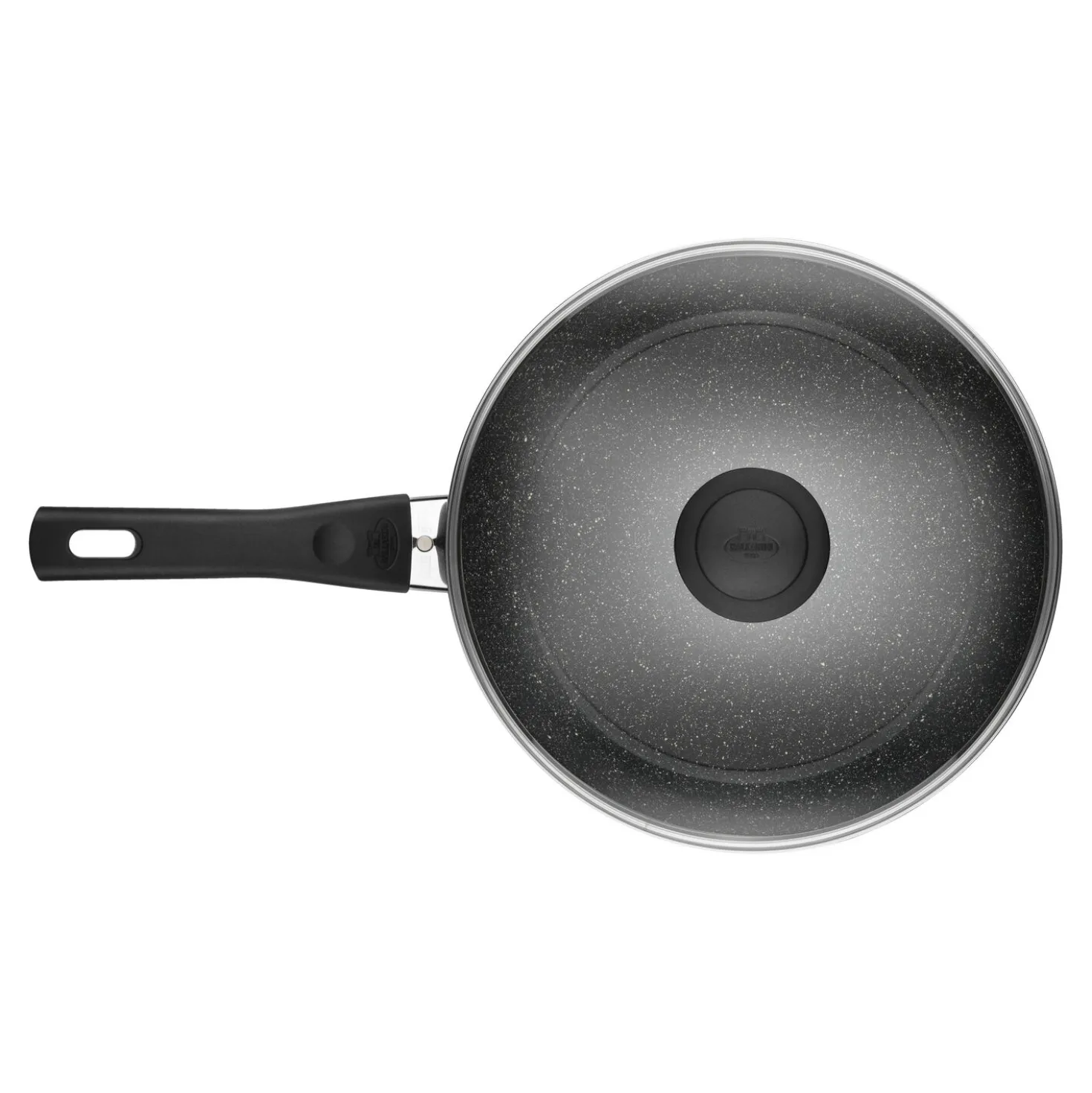Schmorpfanne mit Deckel, 28 cm, Aluminium, Keramische Antihaftbeschichtung