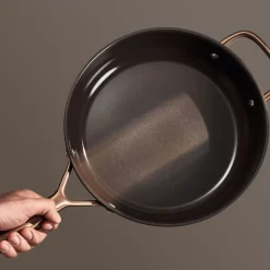 Schmorpfanne mit Glasdeckel 28 cm, Aluminium