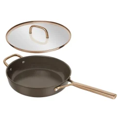 Schmorpfanne mit Glasdeckel 28 cm, Aluminium