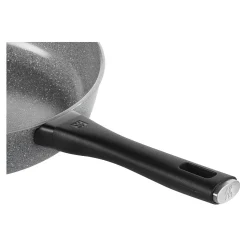 Schmorpfanne mit Glasdeckel, 28 cm, Aluminium, Titanverstärkte keramische Antihaftbeschichtung