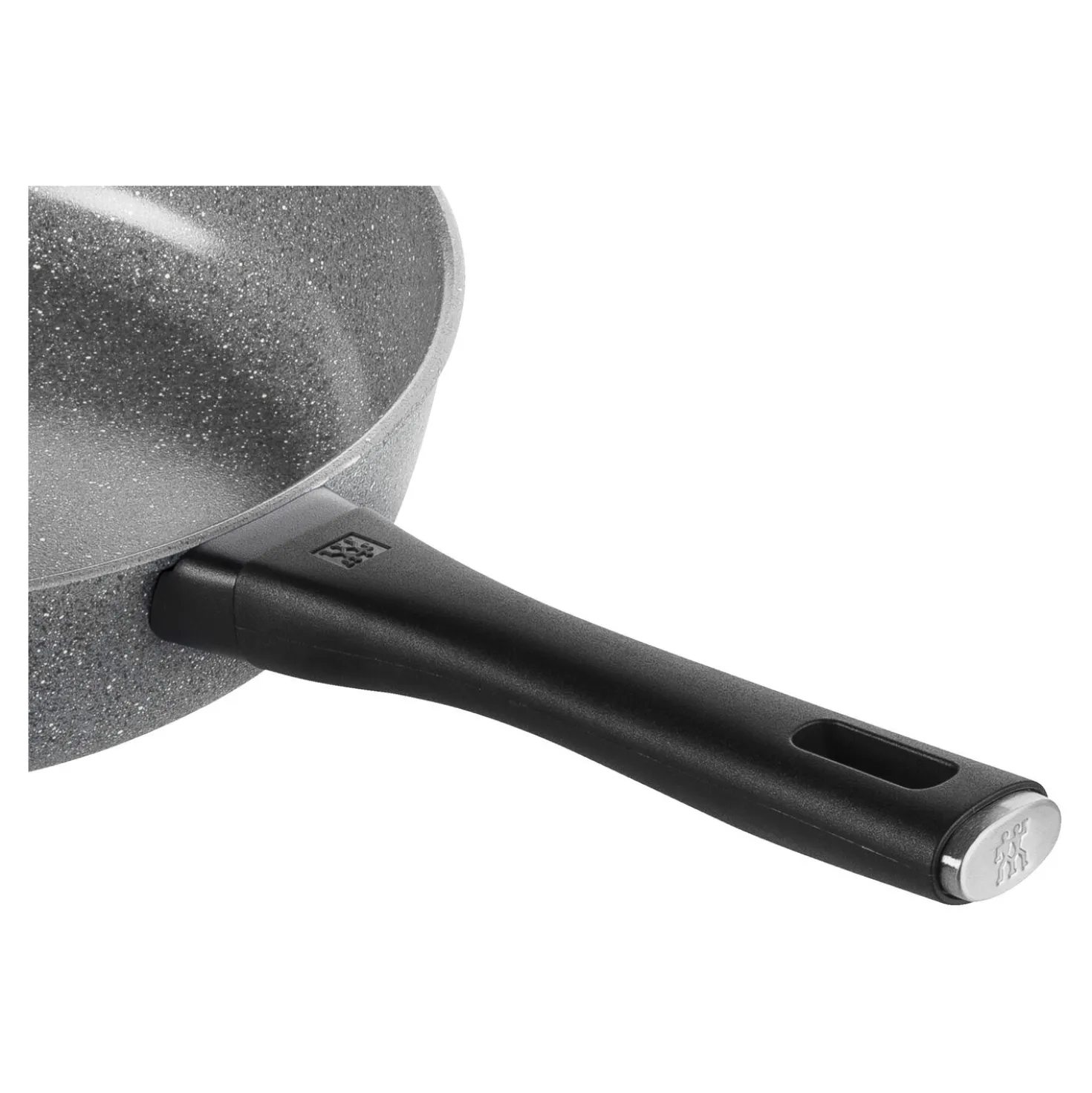 Schmorpfanne mit Glasdeckel, 28 cm, Aluminium, Titanverstärkte keramische Antihaftbeschichtung