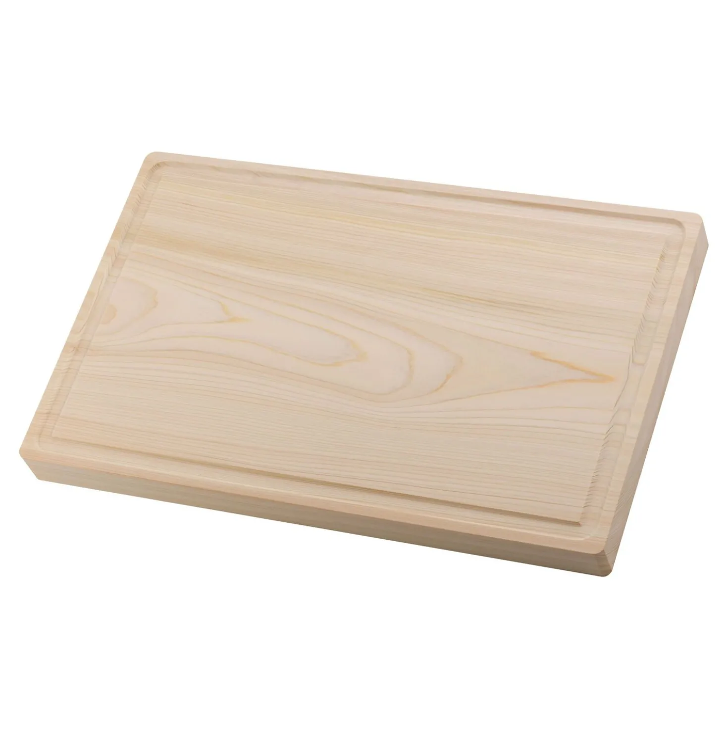 Schneidbrett 40 cm x 25 cm, Hinoki Holz