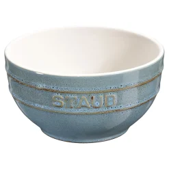 Schüssel 14 cm, rund, Antik-Türkis, Keramik