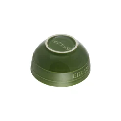 Schüssel 17 cm, rund, Basilikum-Grün, Keramik