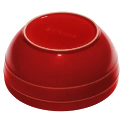 Schüssel 18 cm, rund, Kirsch-Rot, Keramik