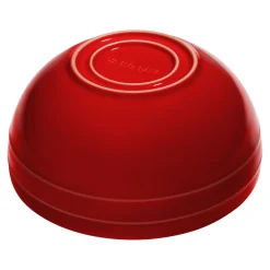 Schüssel 24 cm, rund, Kirsch-Rot, Keramik