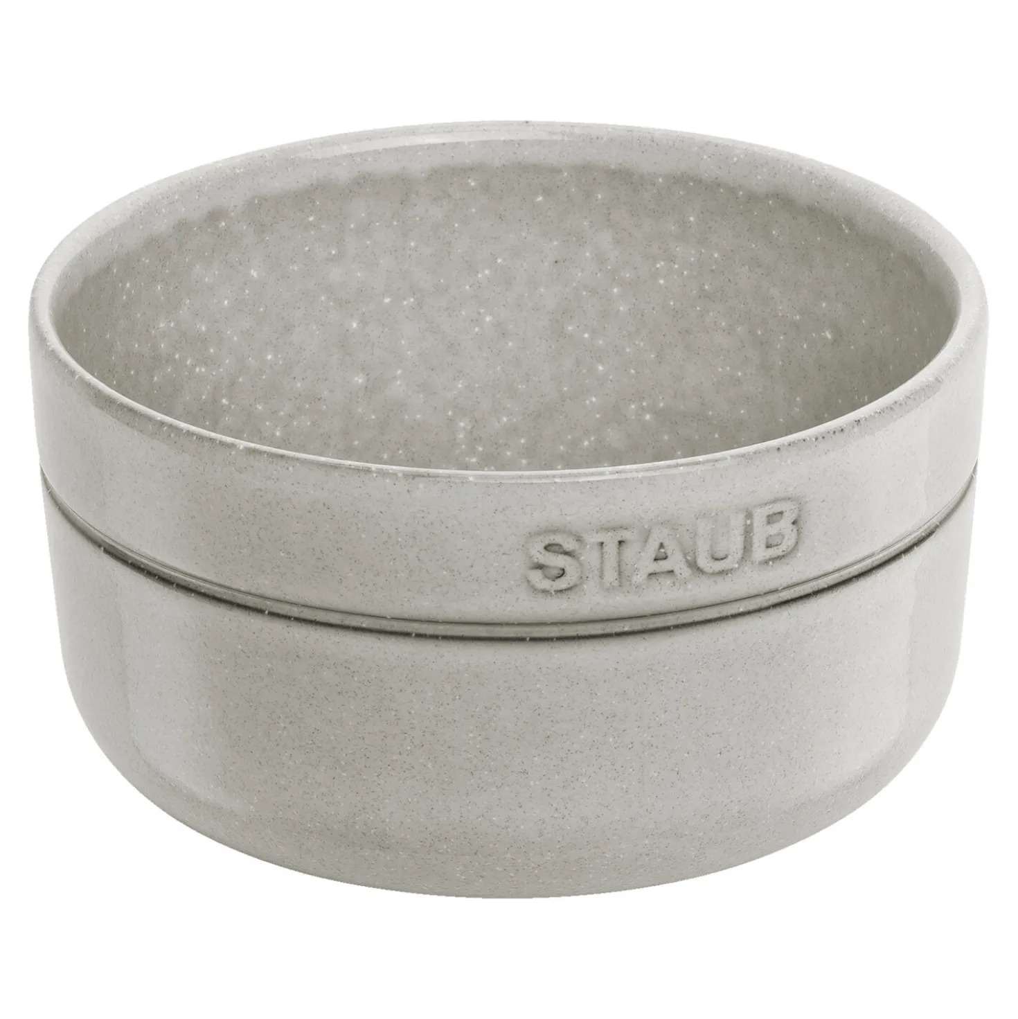 Schüssel 12 cm, rund, Weisser Trüffel, Keramik