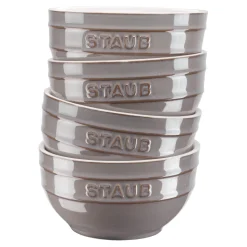Schüssel Set 12 cm / 4-tlg, Antik-Grau, Keramik