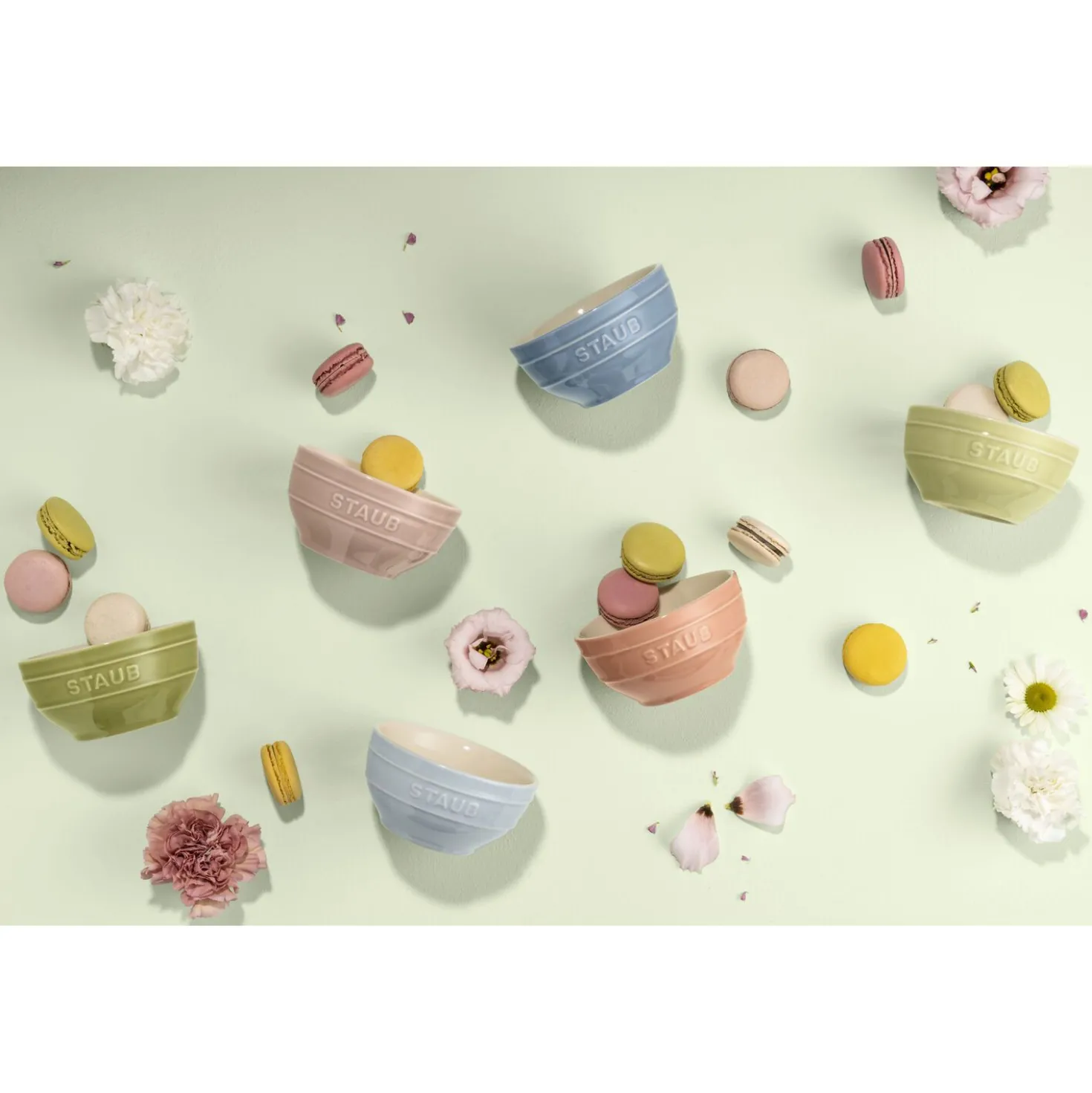 Schüssel Set Macaron 12 cm / 6-tlg, Keramik