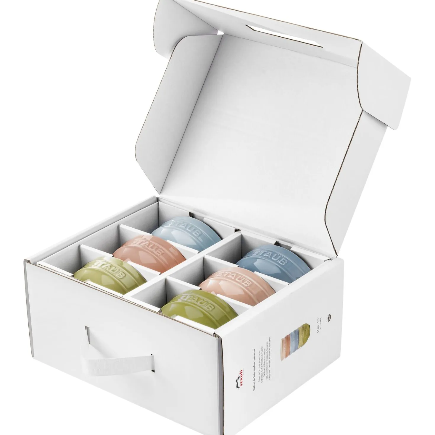 Schüssel Set Macaron 14 cm / 6-tlg, Keramik