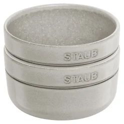 Schüsselset, 2-tlg. / 12 cm, Weisser Trüffel, Keramik