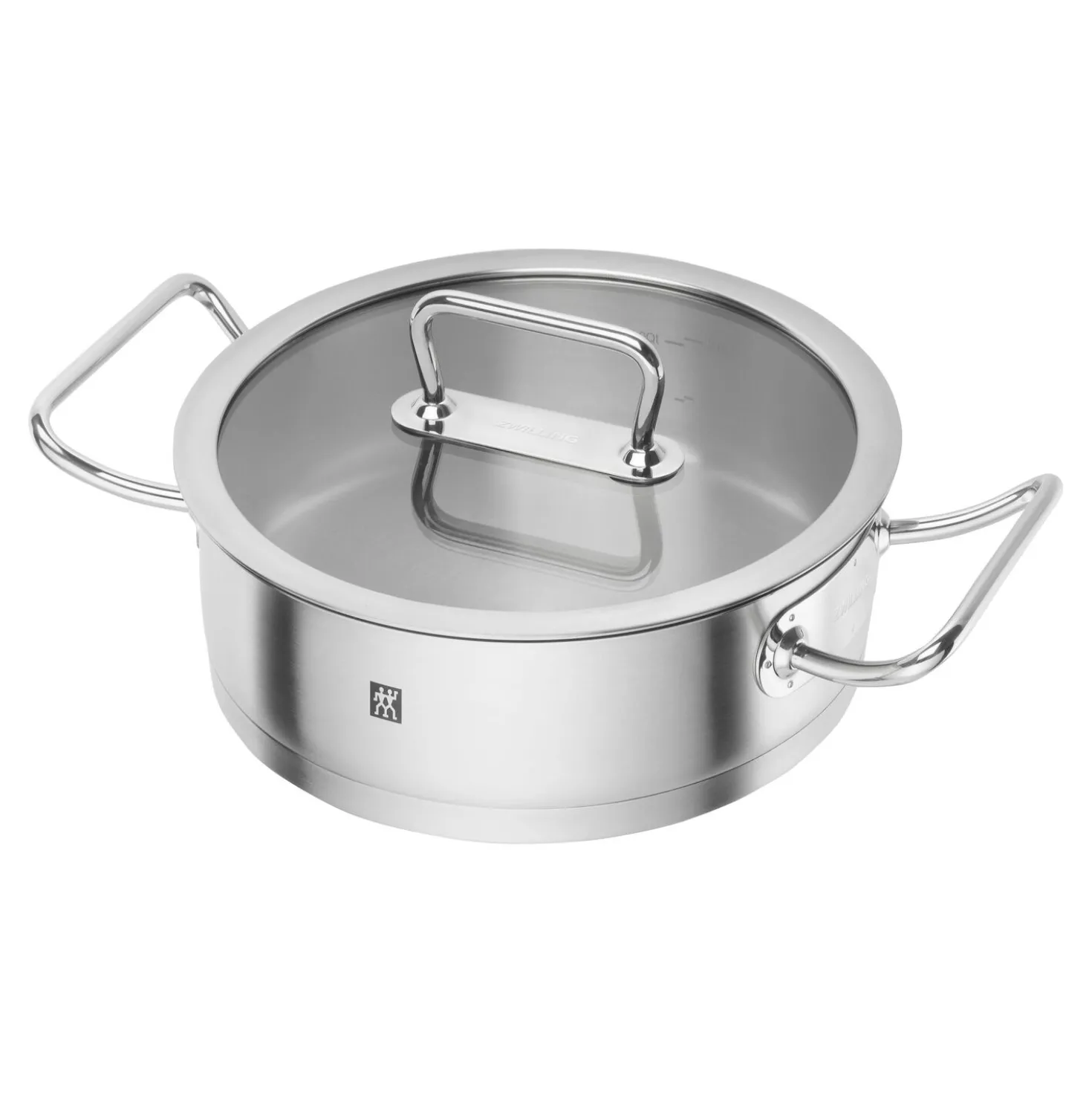 Servierpfanne 24 cm, 18/10 Edelstahl