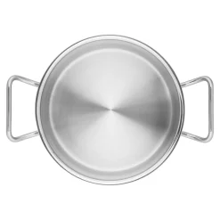 Servierpfanne 24 cm, 18/10 Edelstahl