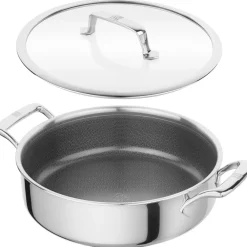 Servierpfanne 26 cm, 18/10 Edelstahl