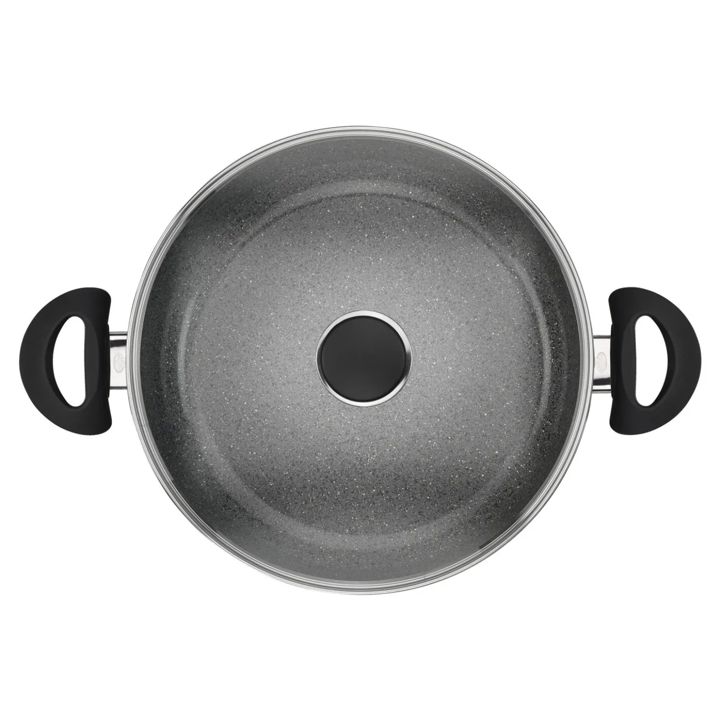 Servierpfanne mit Deckel, 28 cm, Aluminium, Keramische Antihaftbeschichtung