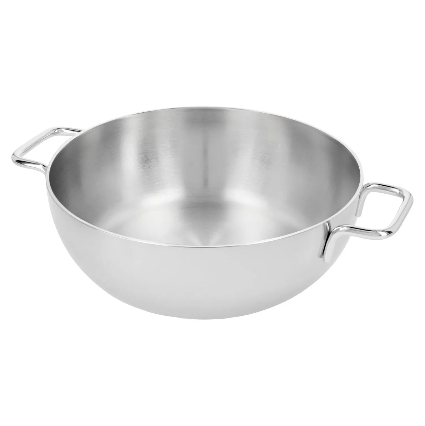 Servierpfanne mit Glasdeckel 24 cm, 18/10 Edelstahl