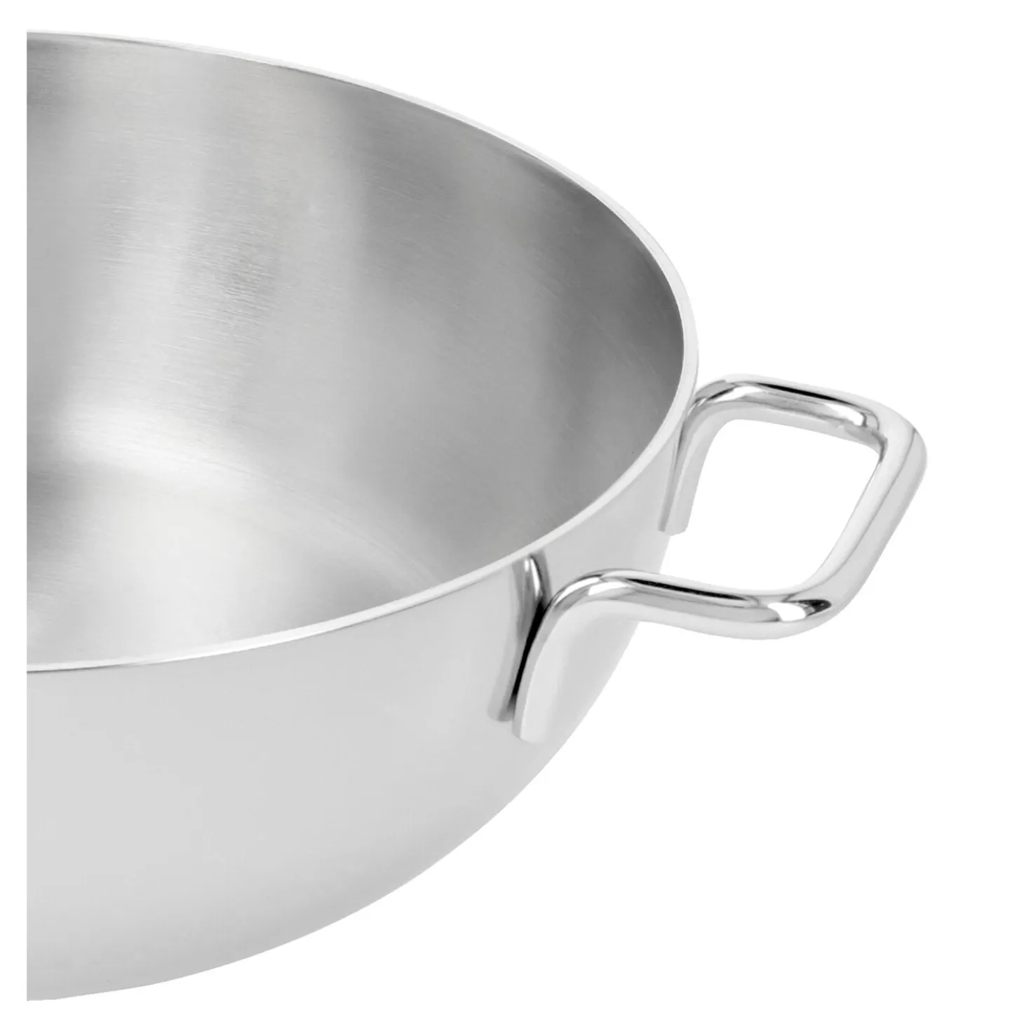 Servierpfanne mit Glasdeckel 24 cm, 18/10 Edelstahl