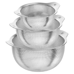 Siebset, 3-tlg. / 16/20/24 cm, Edelstahl