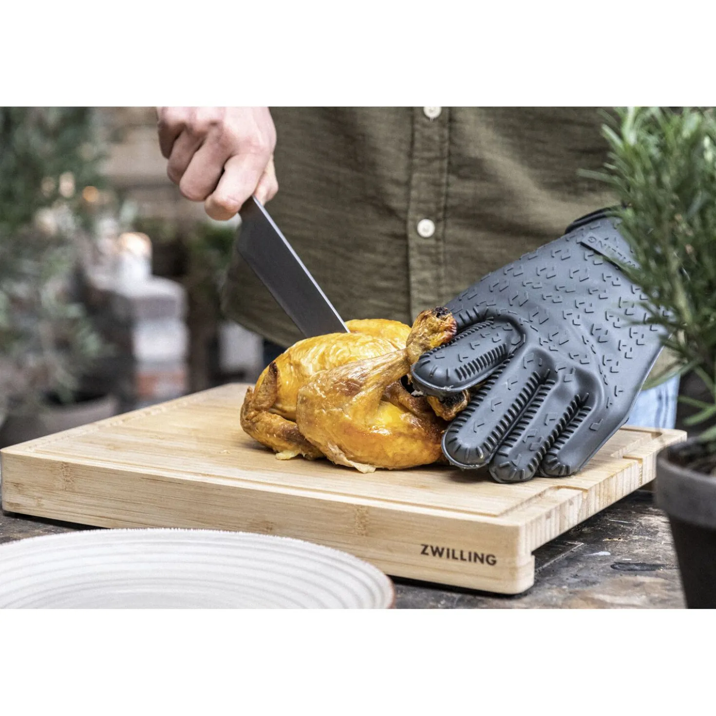 Silikon-Grillhandschuhe