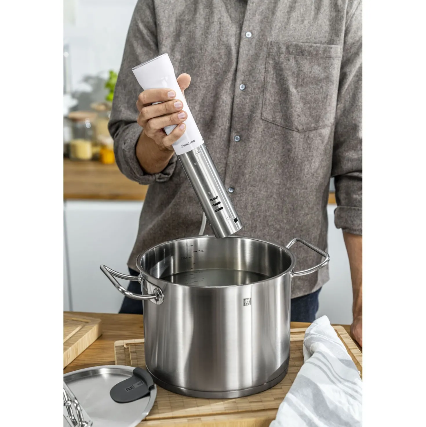 Sous-vide Stick, Weiß