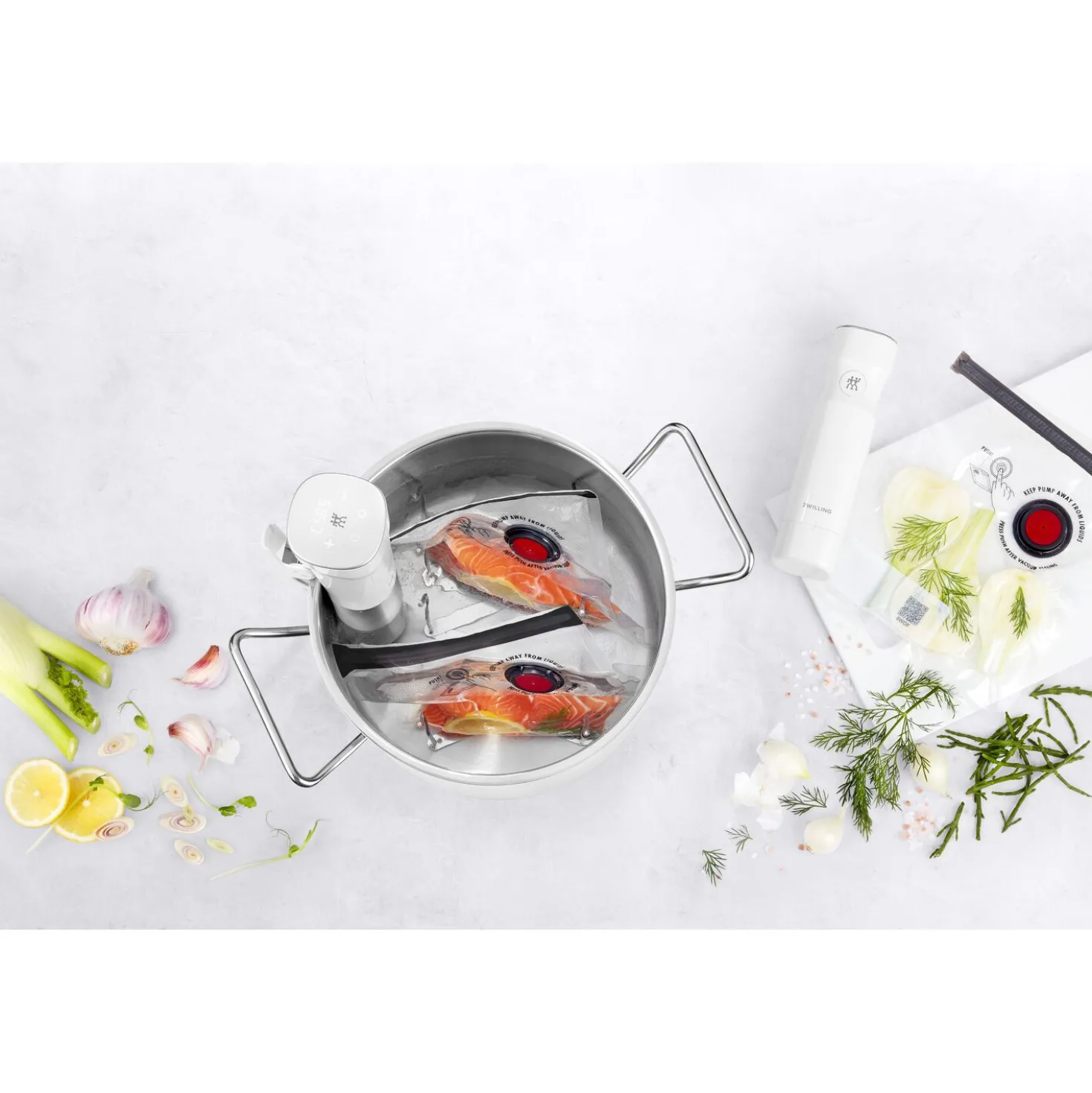 Sous-vide Stick, Weiß