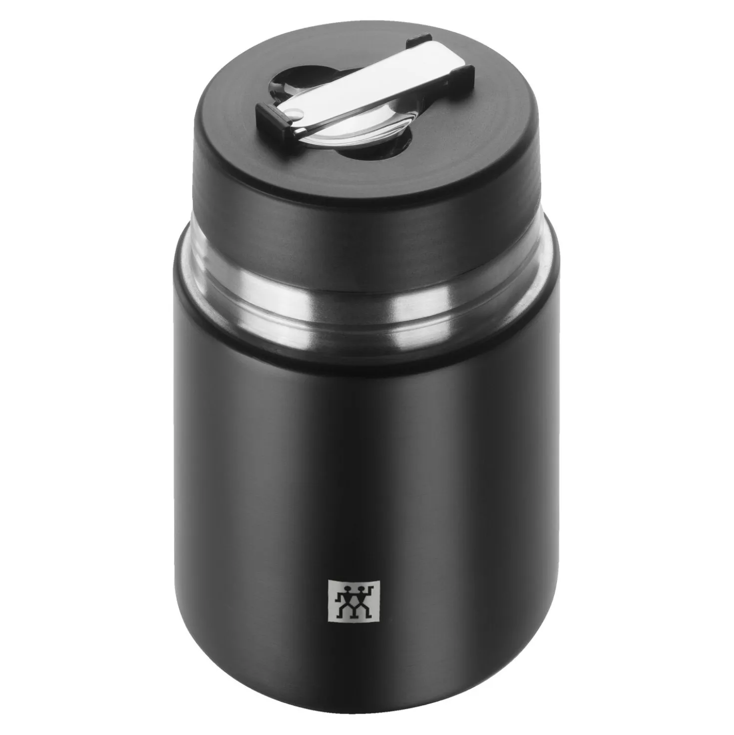 Speisegefäß, 700 ml, Edelstahl, Schwarz