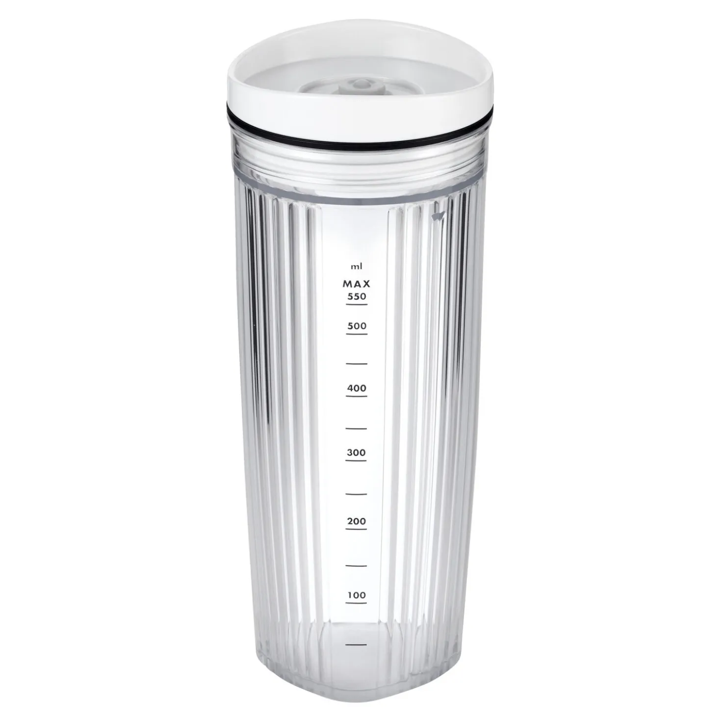 Standmixer Zubehör Set inklusive Vakuumdeckel, 550 ml, Weiß