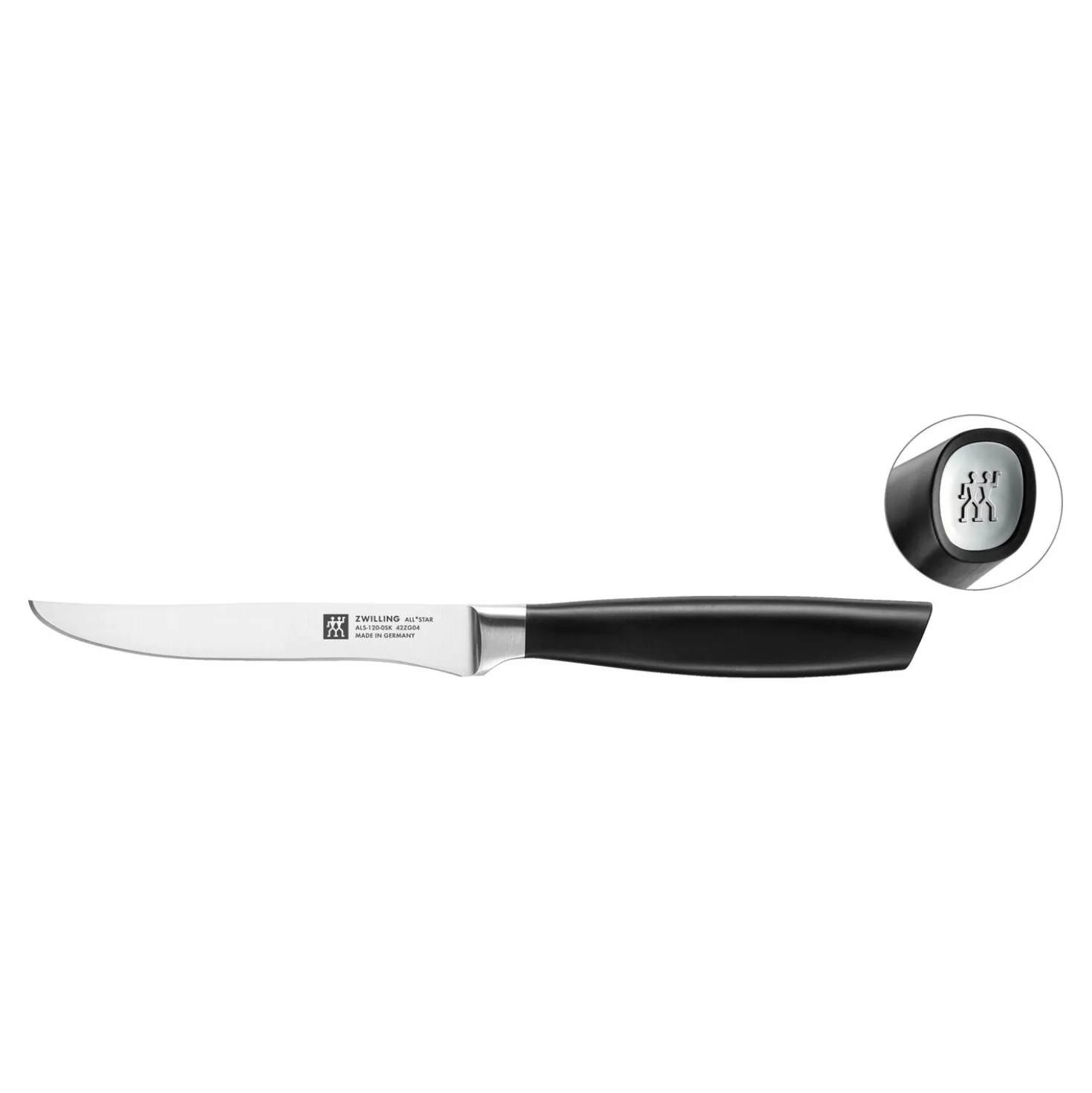 Steakmesser 12 cm, Silber