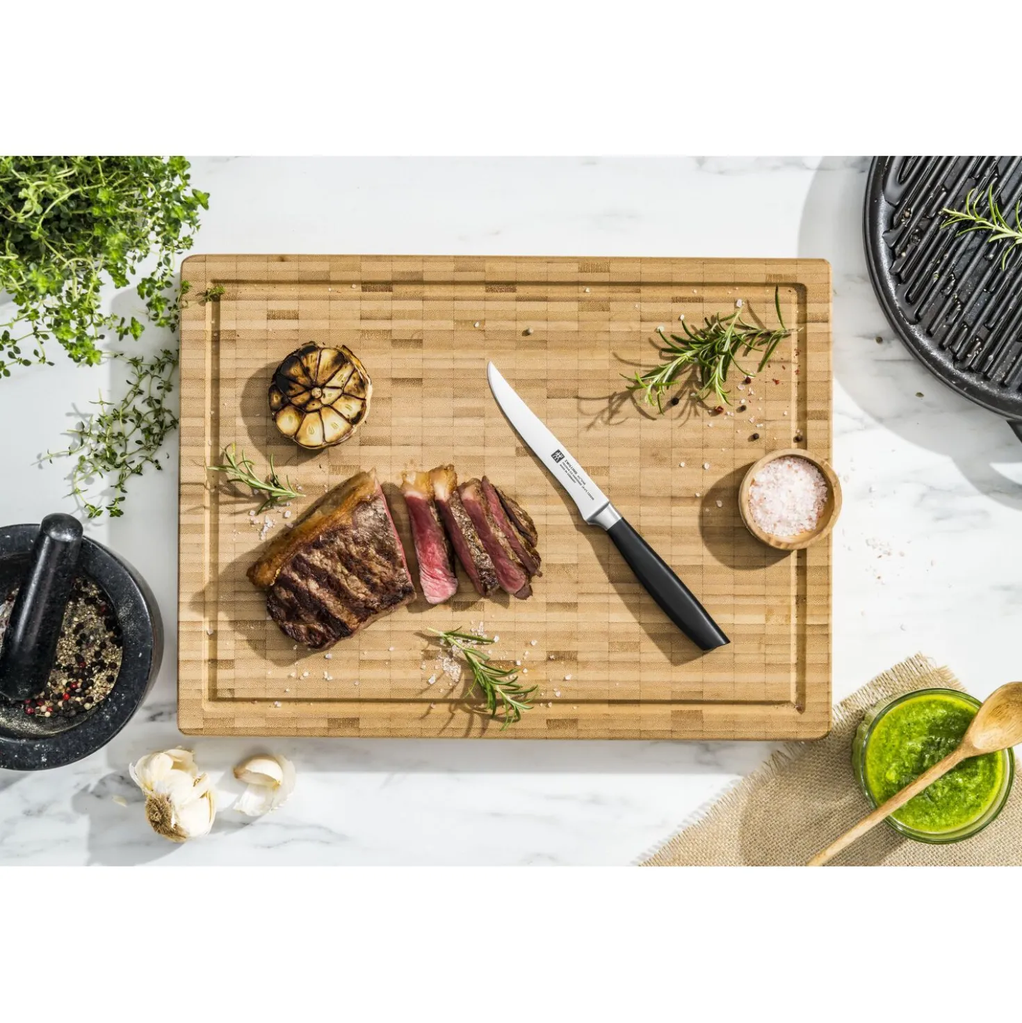 Steakmesser 12 cm, Silber