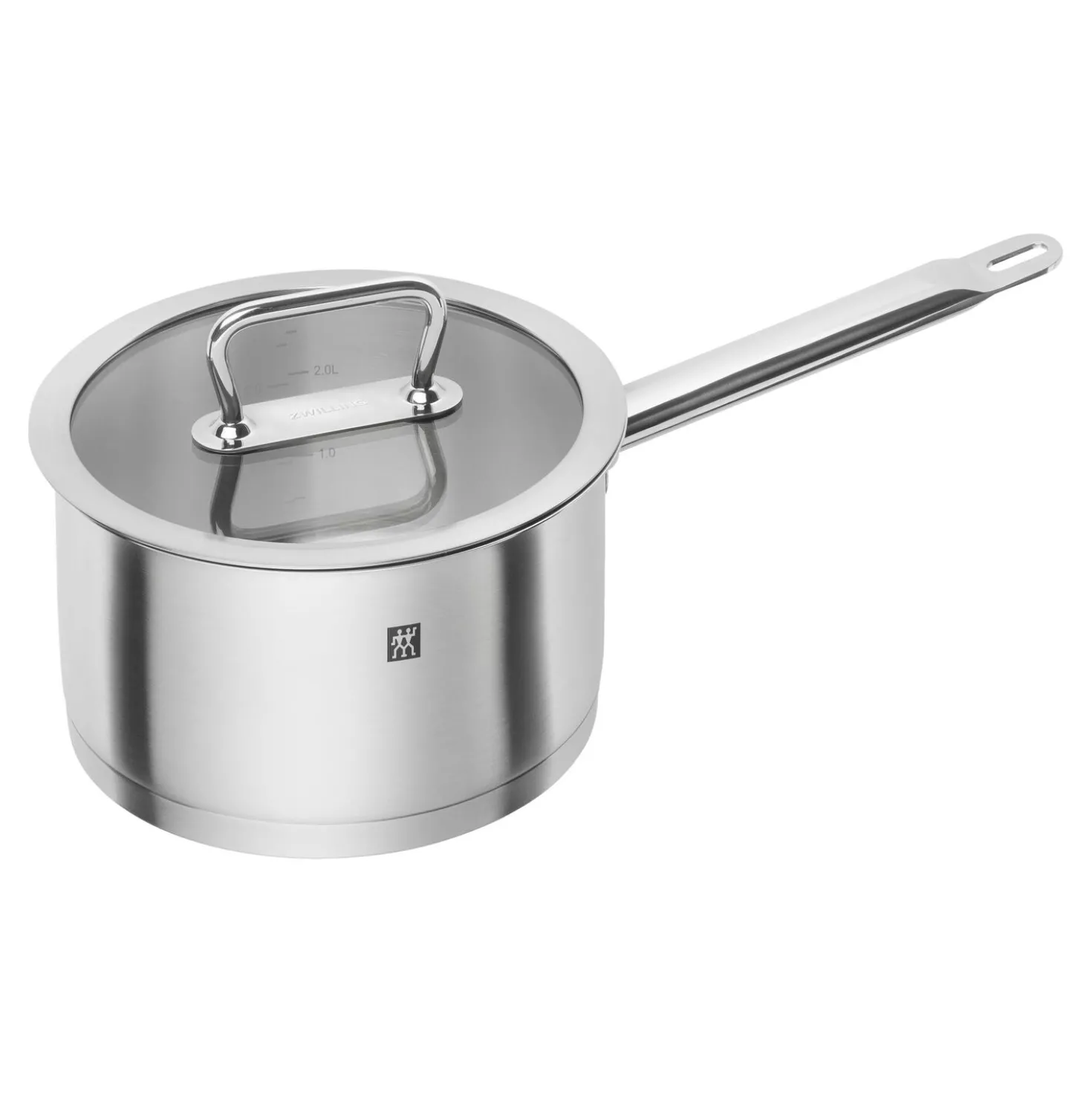 Stieltopf 20 cm, 18/10 Edelstahl, Silber