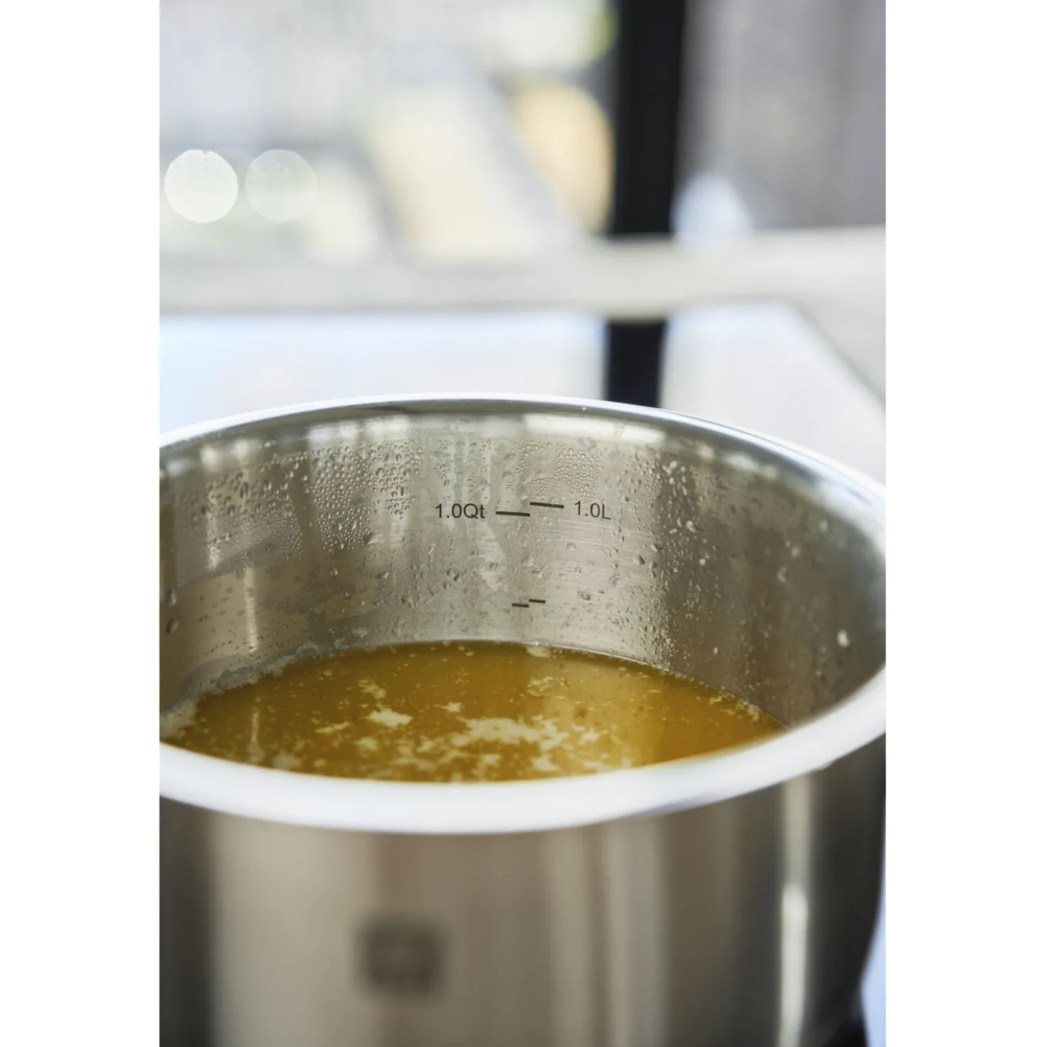 Stieltopf 20 cm, 18/10 Edelstahl, Silber
