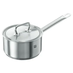 Stieltopf 18 cm, 18/10 Edelstahl, Silber
