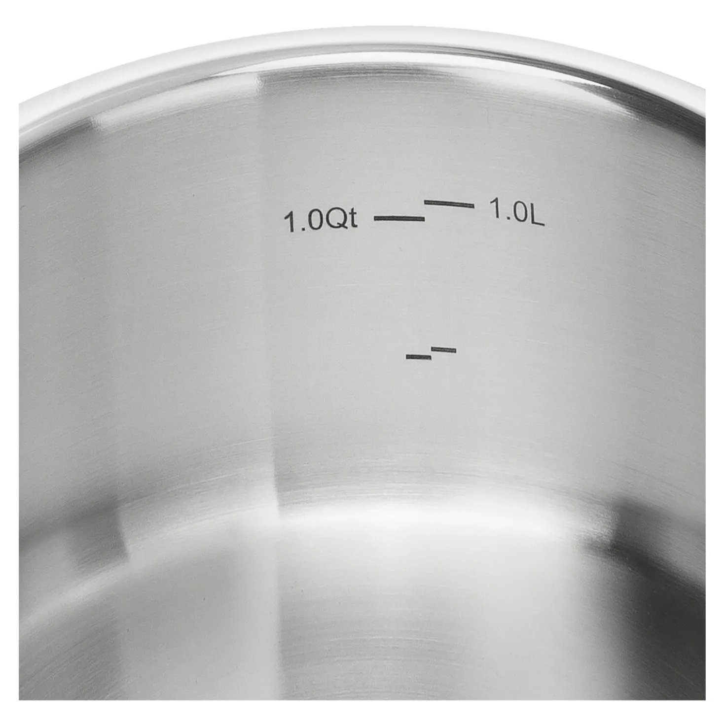 Stieltopf 16 cm, 18/10 Edelstahl, Silber