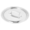 Stieltopf mit Deckel, 22 cm, 18/10 Edelstahl