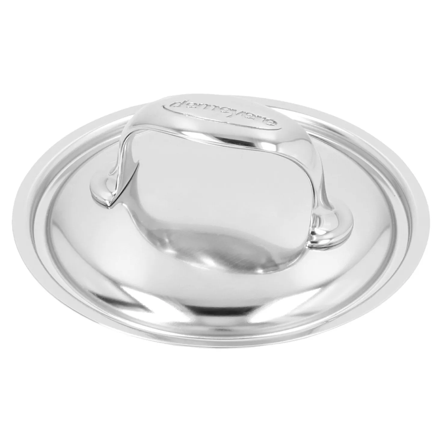 Stieltopf mit Deckel 14 cm, 18/10 Edelstahl, Silber