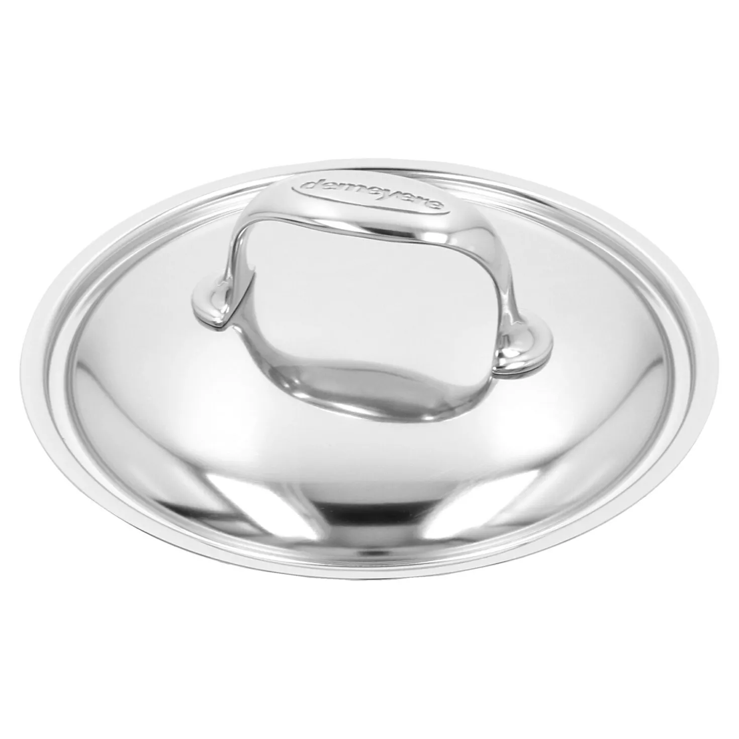 Stieltopf mit Deckel 18 cm, 18/10 Edelstahl, Silber