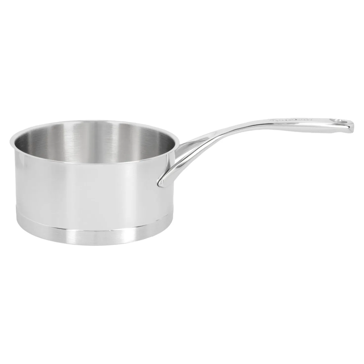 Stieltopf ohne Deckel 16 cm, 18/10 Edelstahl, Silber