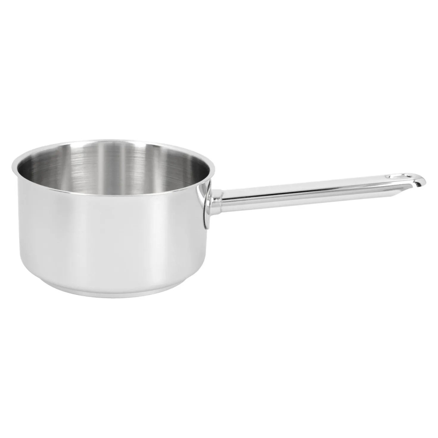 Stieltopf ohne Deckel 14 cm, 18/10 Edelstahl, Silber