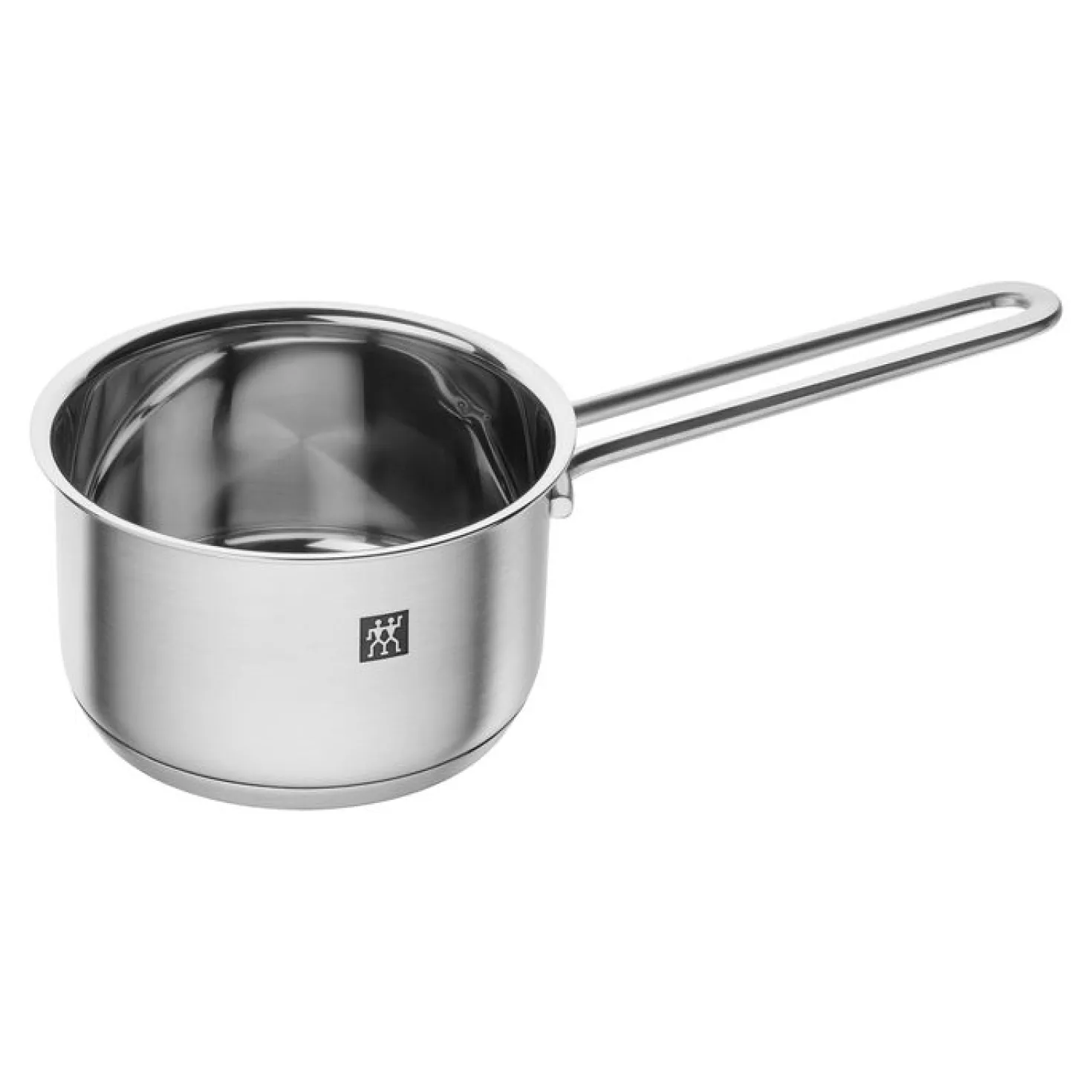 Stieltopf ohne Deckel 12 cm, 18/10 Edelstahl, Silber