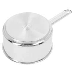 Stieltopf ohne Deckel 16 cm, 18/10 Edelstahl, Silber