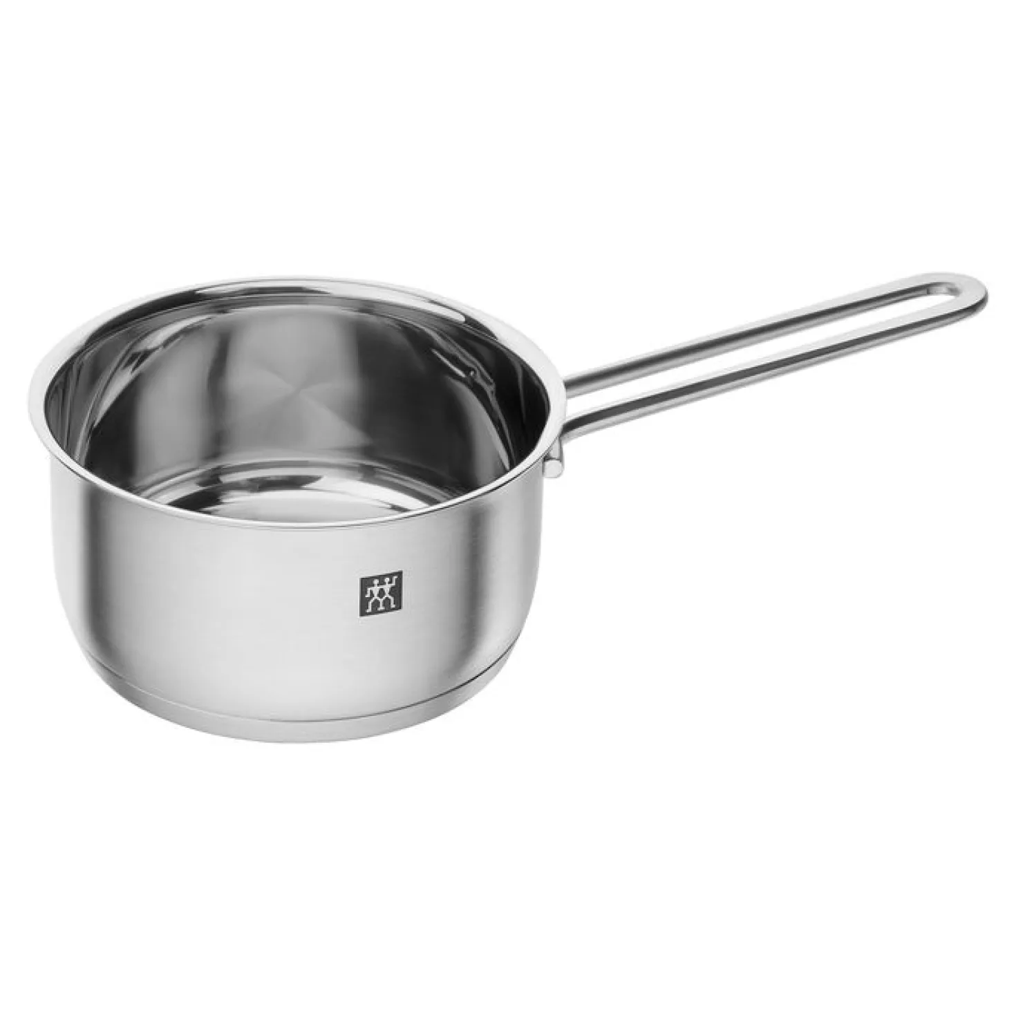 Stieltopf ohne Deckel 14 cm, 18/10 Edelstahl, Silber