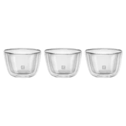 Tapas Set 3-tlg, Transparent, Borosilikatglas