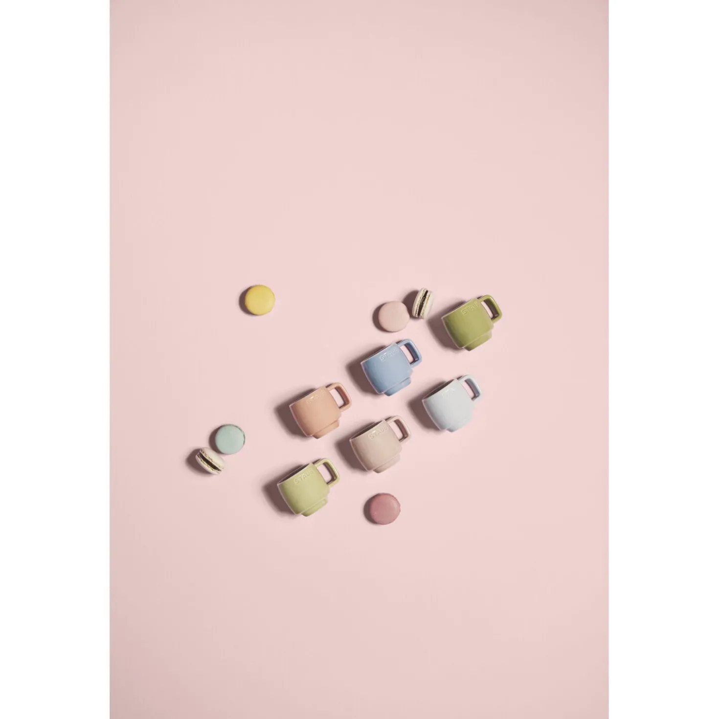 Tassenset Macaron 100 ml / 6-tlg