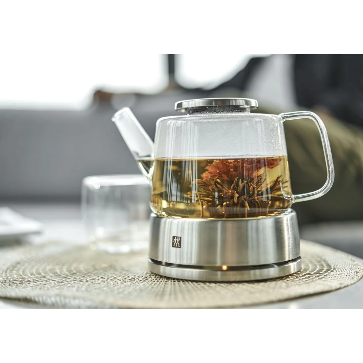 Teekanne mit Stövchen 800 ml