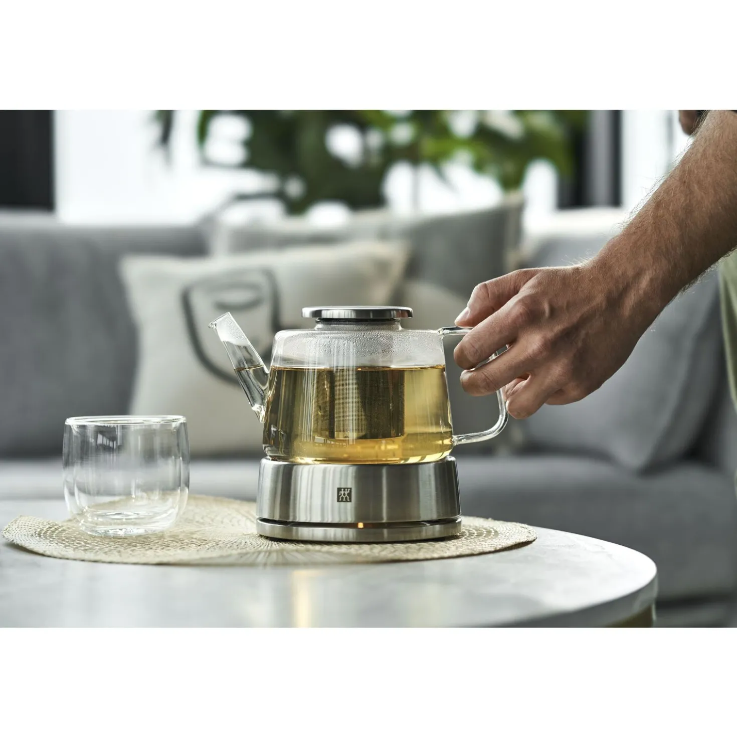 Teekanne mit Stövchen 800 ml