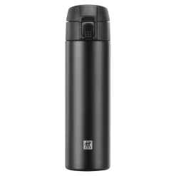 Thermobecher, 450 ml, Edelstahl, Schwarz