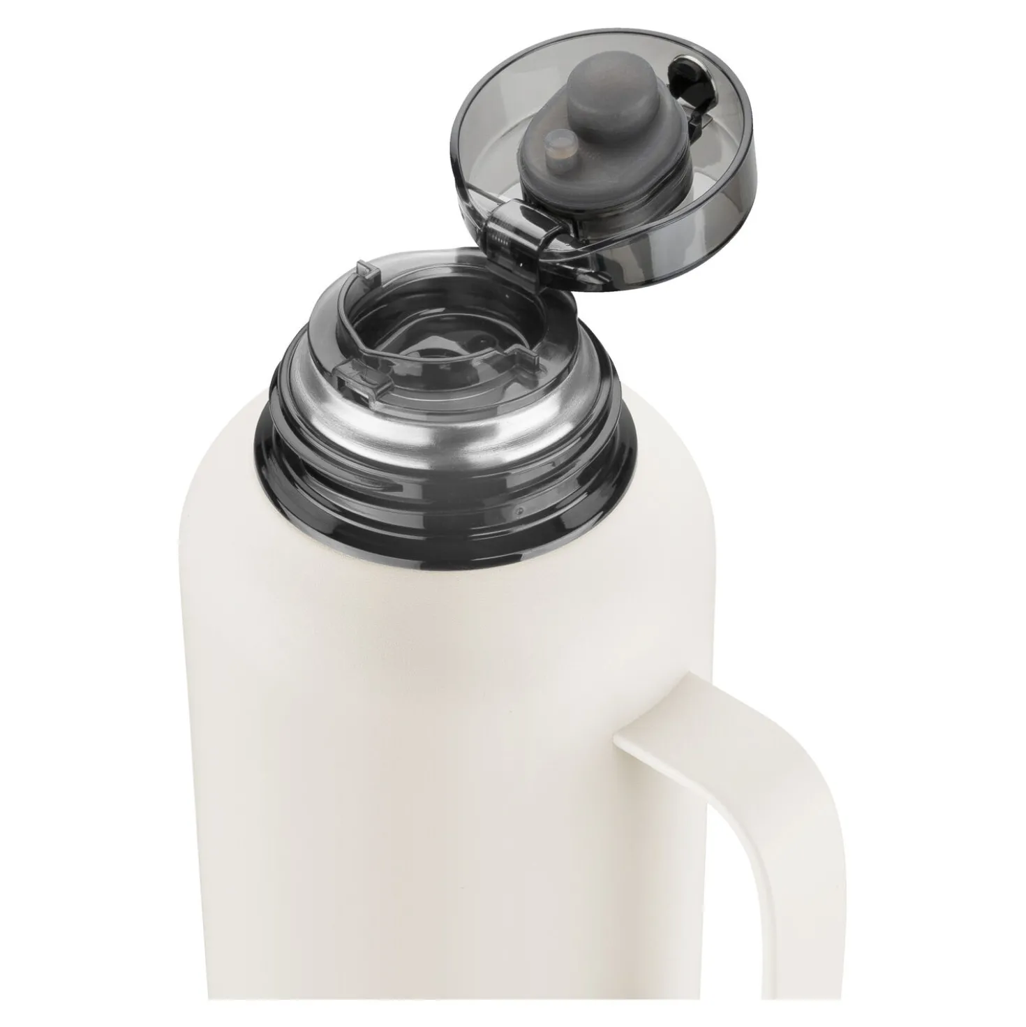 Thermokanne, 1,2 l, Edelstahl, Cream
