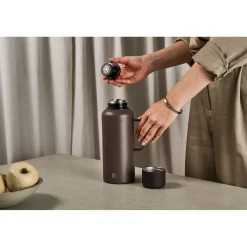 Thermokanne, 1,2 l, Edelstahl, Chocolate